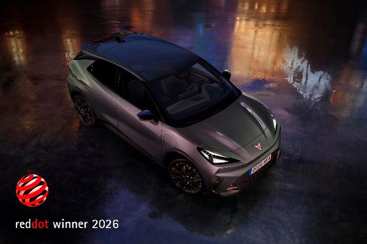 A CUPRA Raval elnyerte a termékdizájn kategória Red Dot-díját 2026-ban