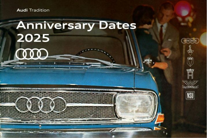 Az Audi Tradition számos évfordulót ünnepel 2025-ben