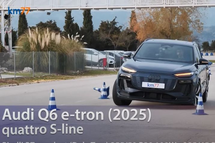 Jól teljesített a jávorszarvasteszten az Audi Q6 e-tron