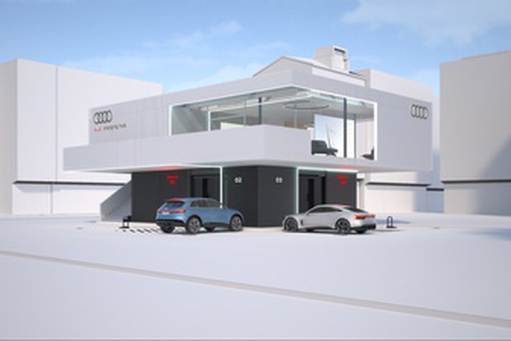 Gyorstöltő-koncepciót tesztel az Audi